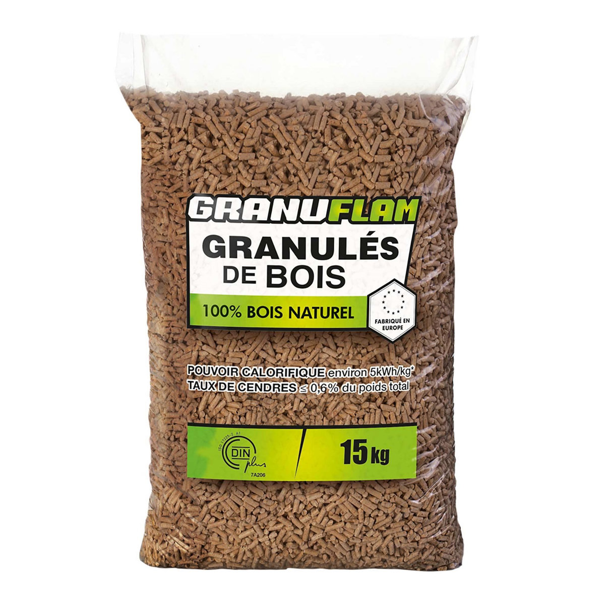 FLAMINO Sac pellet granule poêle 15kg granuflam
