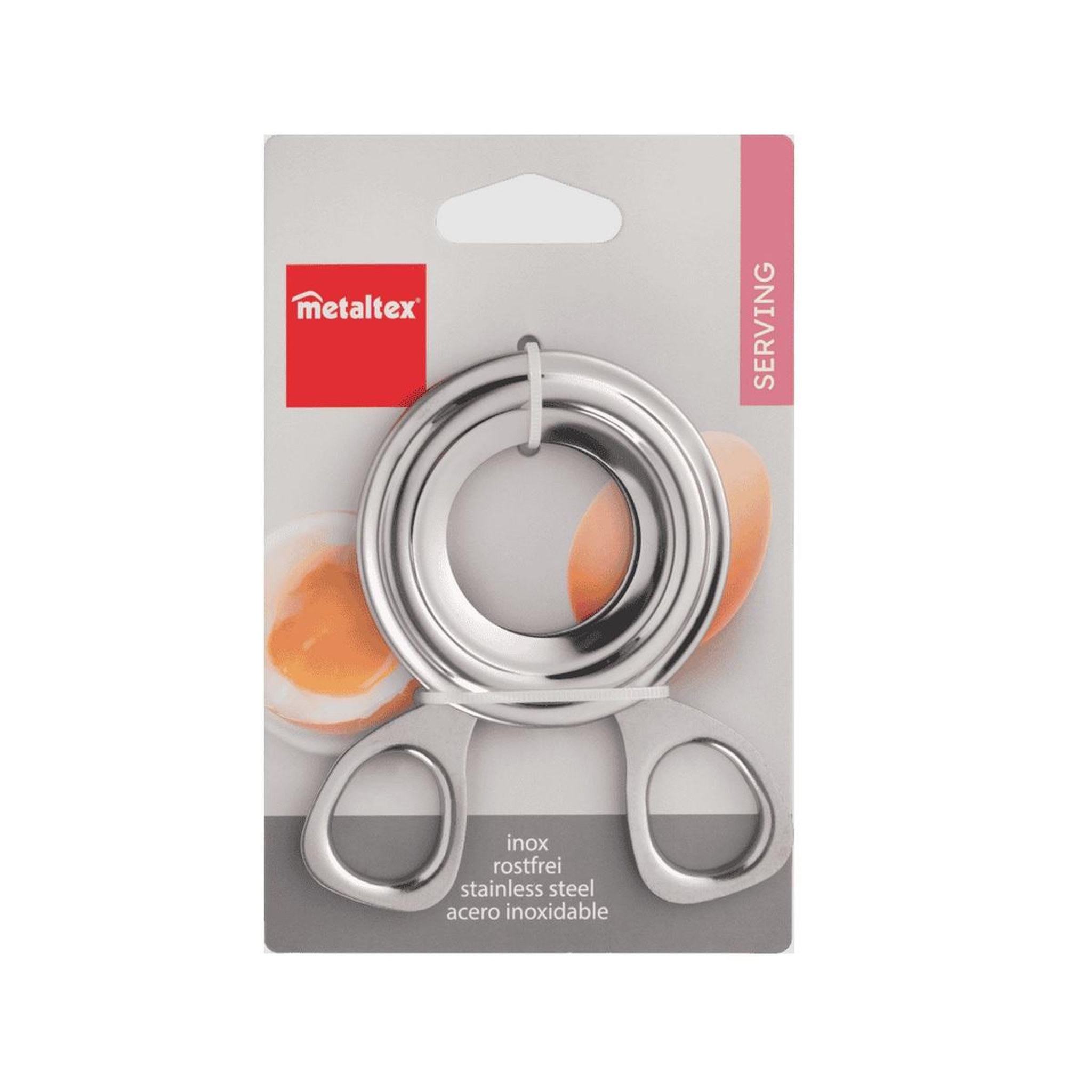 Voir la diapositive 2 : Metaltex Tranche oeuf à la coque - 251005