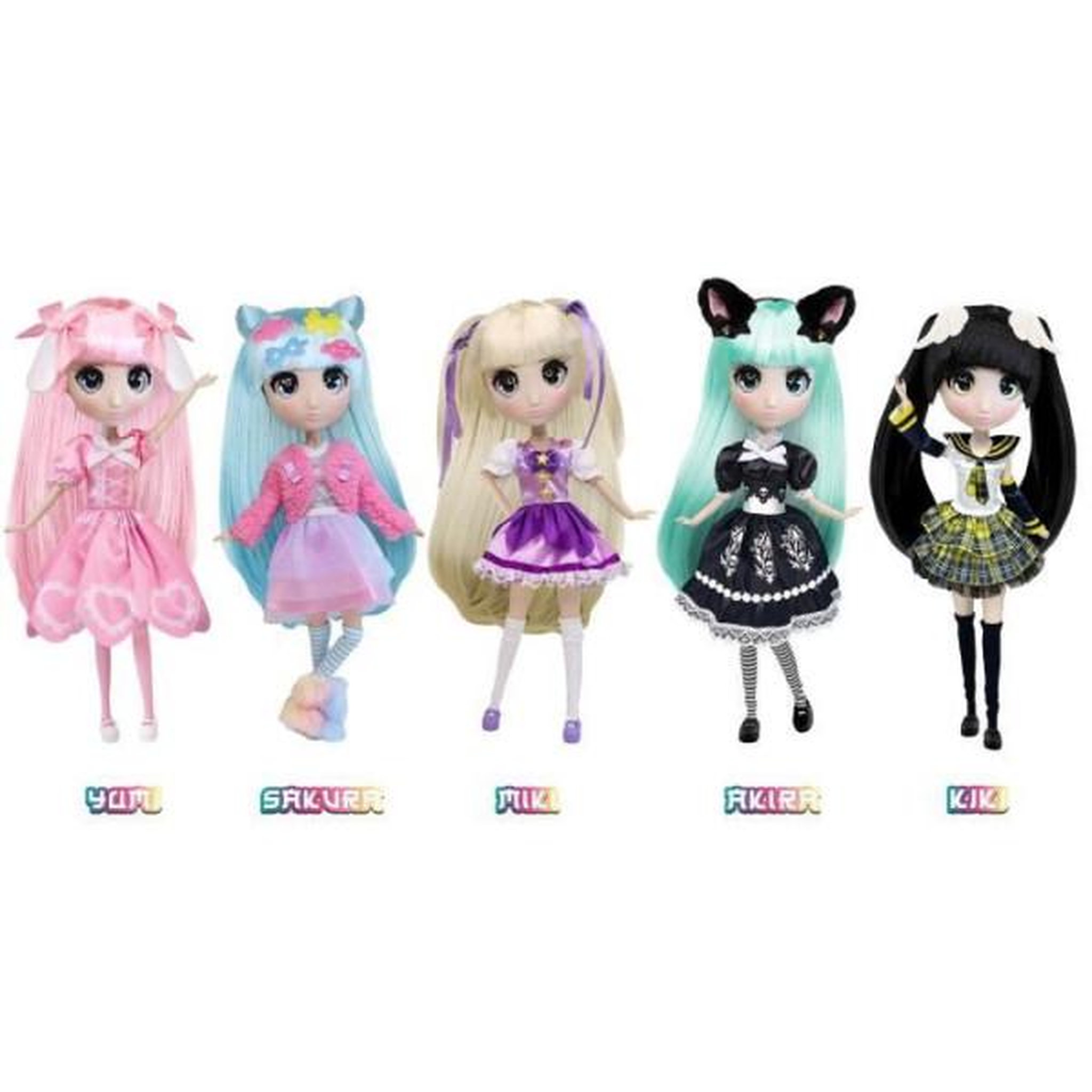 Voir la diapositive 6 : BANDAI Grande Poupée Kawai style Japon 30 cm - Poupée Miki - BANDAI - Licence Officielle Shibajuku Anime