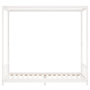 Voir la diapositive 4 : VIDAXL Cadre de lit pour enfants blanc 90x200 cm bois de pin massif