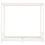Voir la diapositive 4 : VIDAXL Cadre de lit pour enfants blanc 90x200 cm bois de pin massif