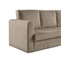 Voir la diapositive 4 : BEST MOBILIER Marilia - canapé 3 places - convertible déplimousse - en velours côtelé