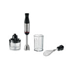 BOSCH Blender plongeant Bosch MSM6M621 ErgoMaster noir avec QuattroBlade Pro