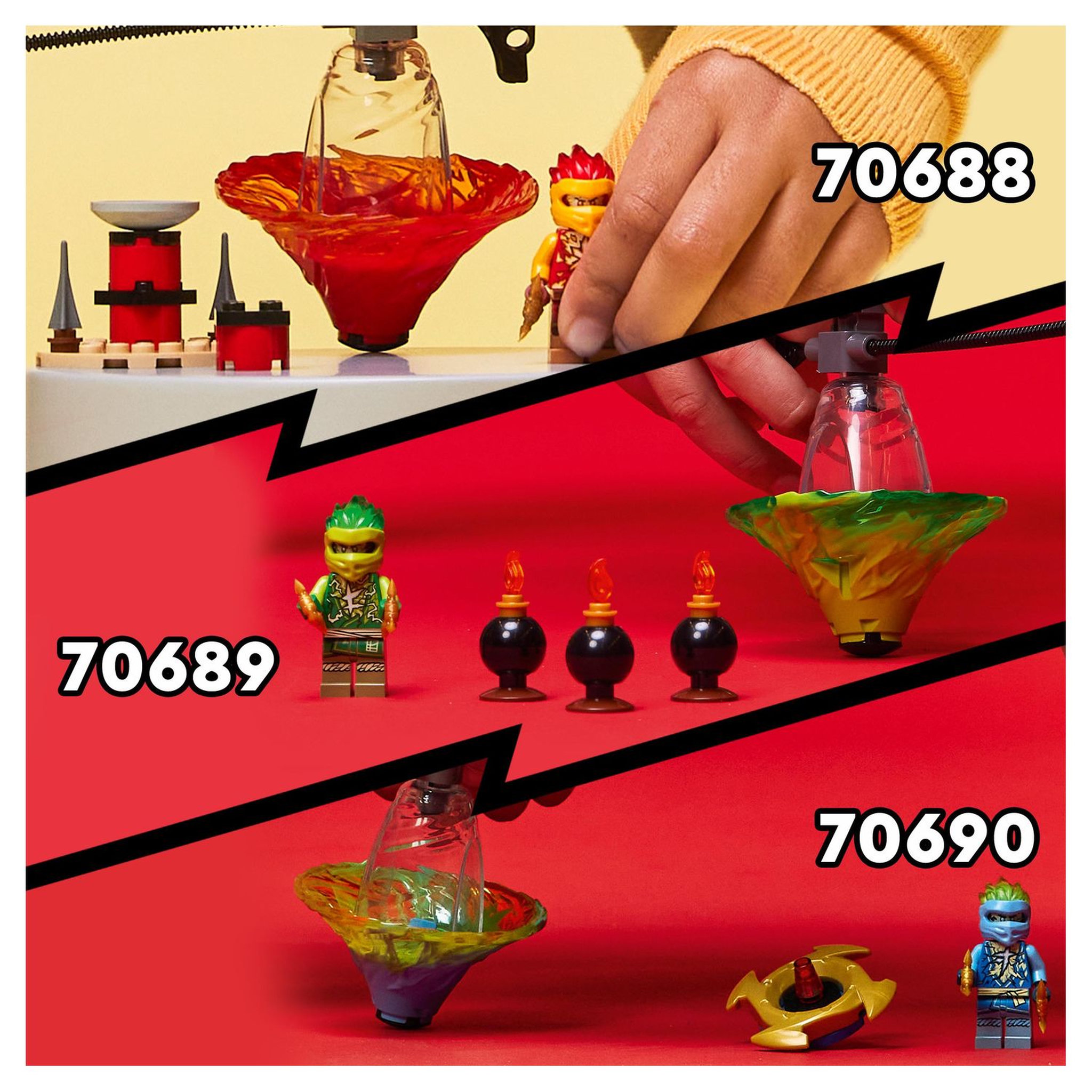 Voir la diapositive 7 : LEGO Ninjago 70689 - L'Entraînement Ninja Spinjitzu de Lloyd