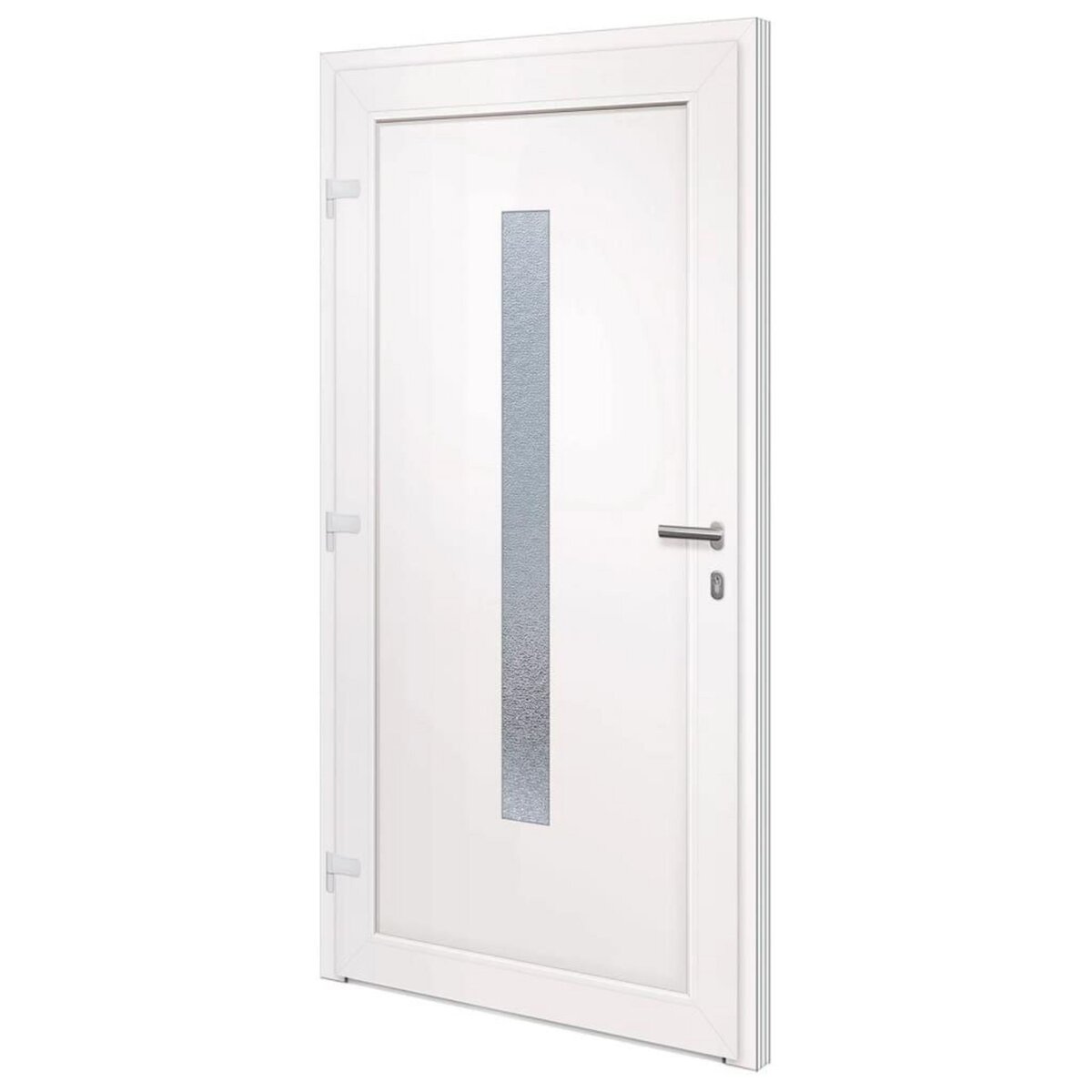 VIDAXL Porte d'entree anthracite 108x208 cm PVC