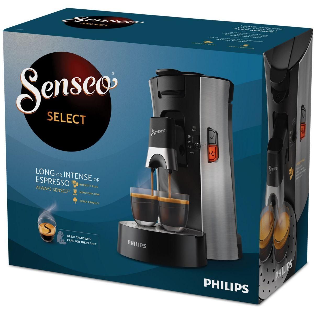 Philips Senseo Select CSA250/11 acier brossé