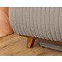 Voir la diapositive 4 : BEST MOBILIER Cristal - canapé 3 places - convertible avec coffre - en fausse fourrure côtelée
