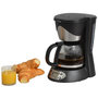 Voir la diapositive 2 : Kitchen chef Cafetière programmable 6 tasses 550w noir/inox - ksmd230t