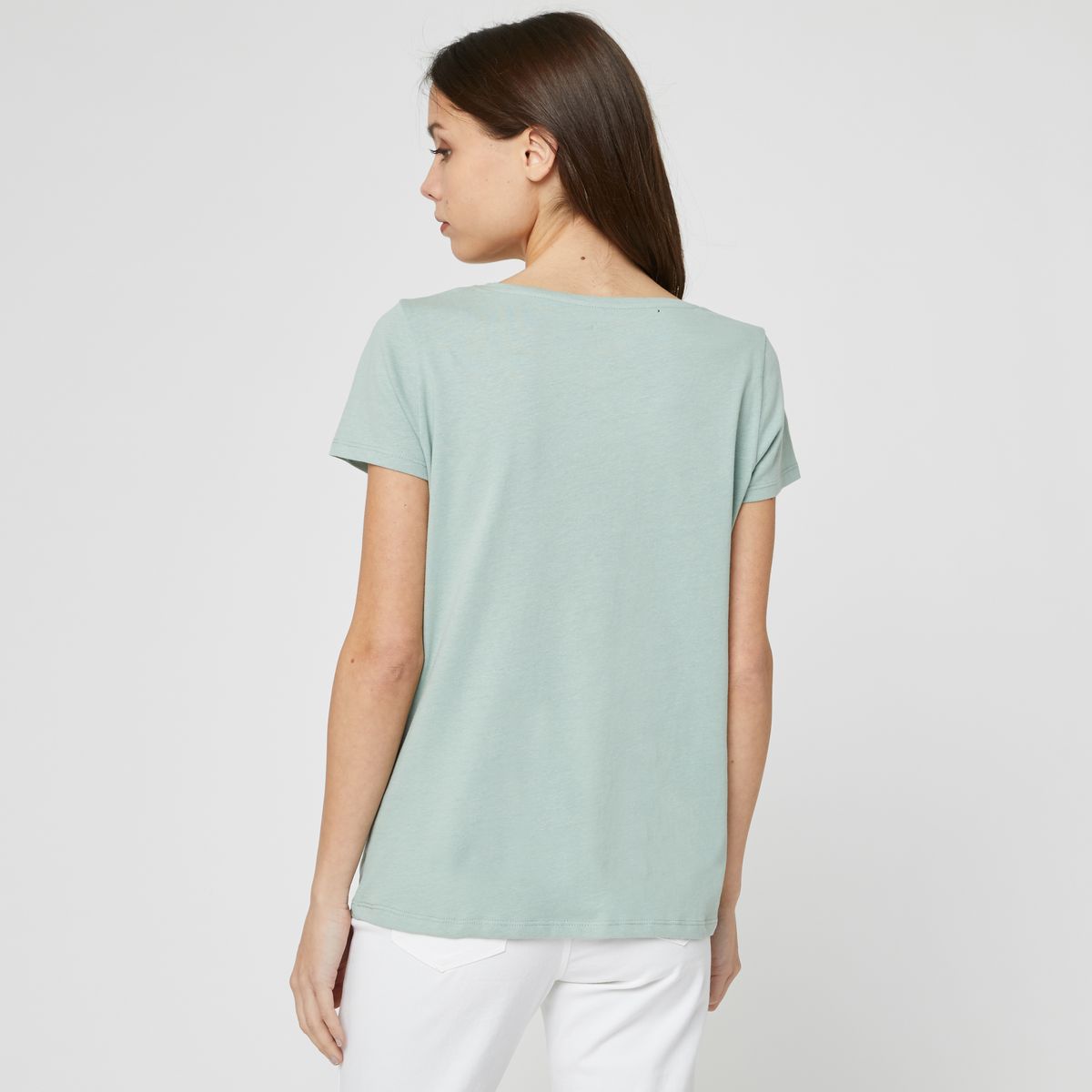 INEXTENSO T-shirt turquoise femme