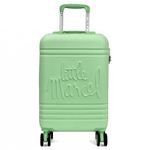 Little Marcel Valise cabine passe-partout rigide 55 cm. Coloris disponibles : Vert, Rose, Marron, Bleu, Violet