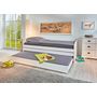 Voir la diapositive 4 : Lit banquette gigogne en pin massif 3 couchages  90x200cm BLANDINE
