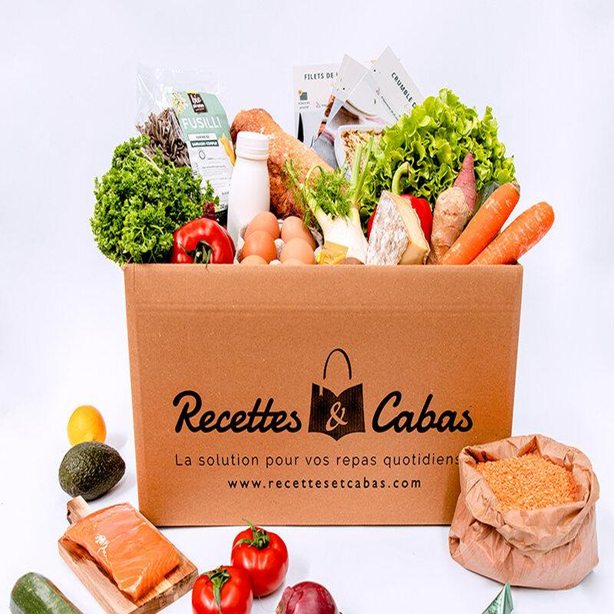 Voir la diapositive 4 : Smartbox Panier à cuisiner recettes et cabas pour 4 personnes avec 3 délicieuses recettes et une option gourmande au choix - coffret cadeau gastronomie