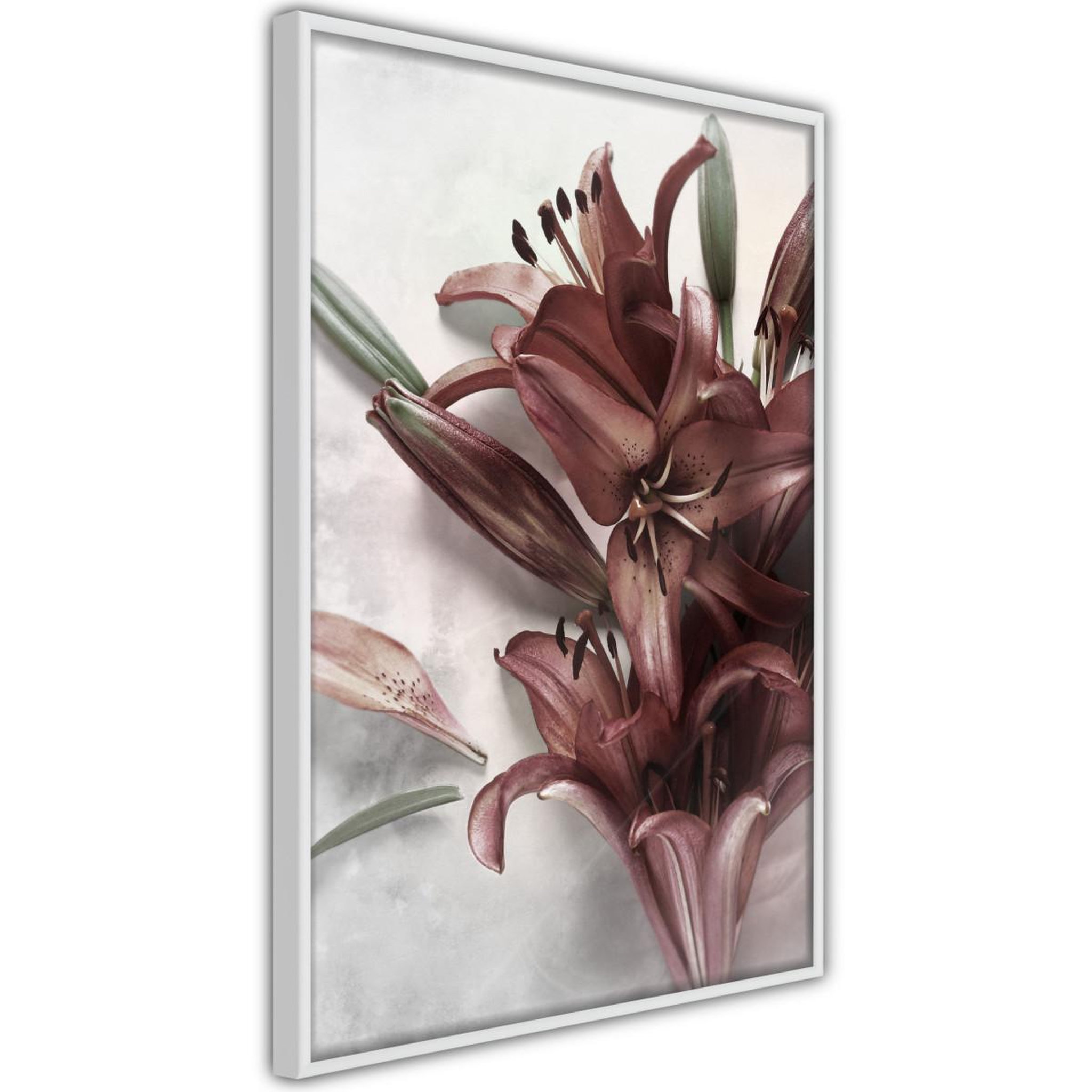 Paris Prix Affiche murale encadrée  burgundy solace