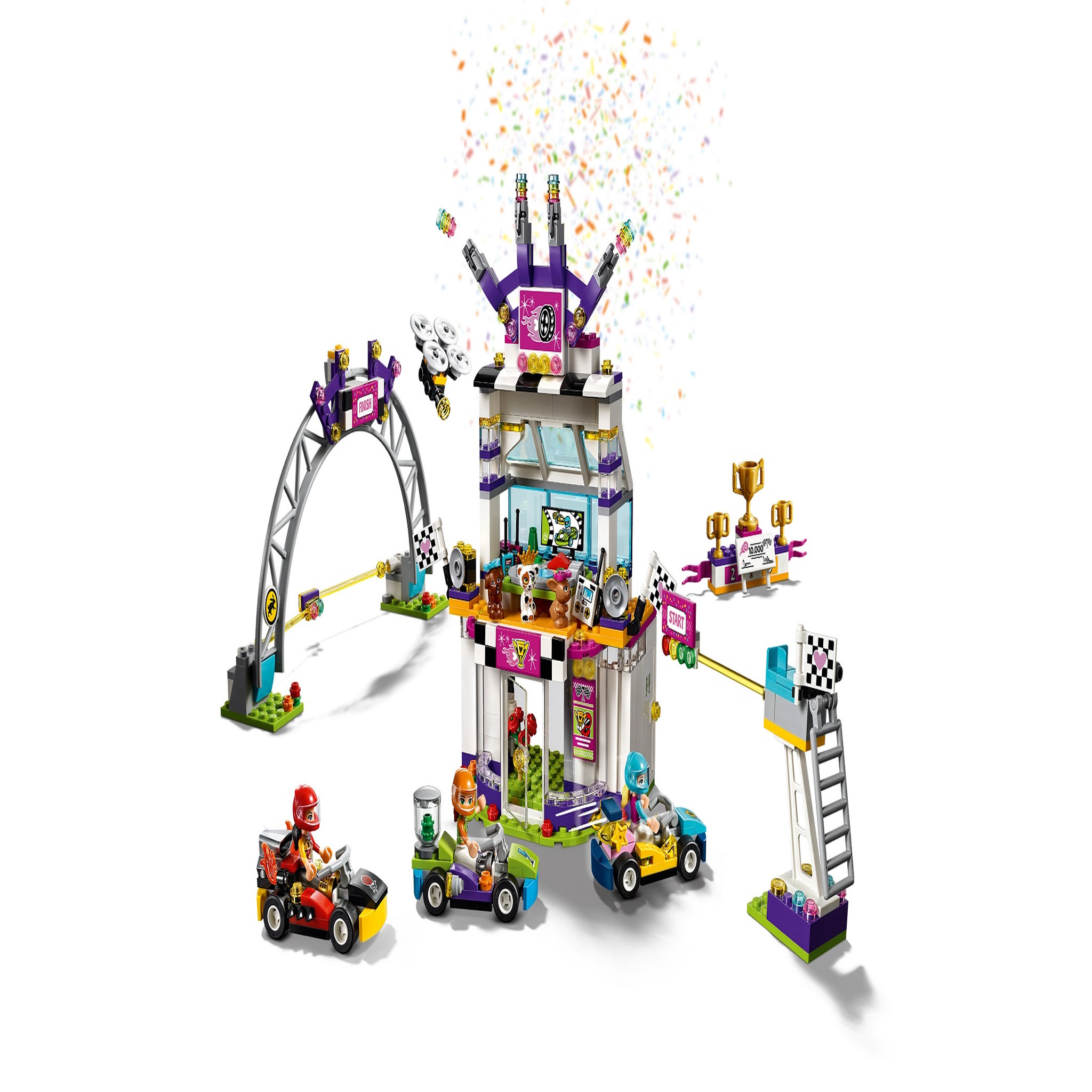 Voir la diapositive 4 : LEGO Friends 41352 - La grande course 