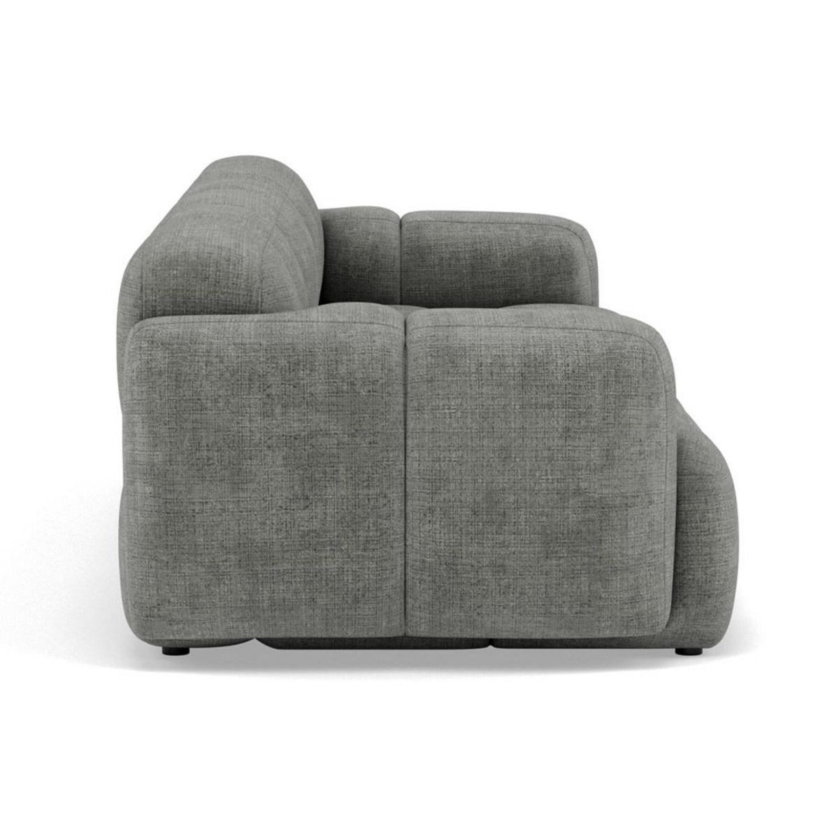 LISA DESIGN Grace - canapé modulable 3 places en velours texturé