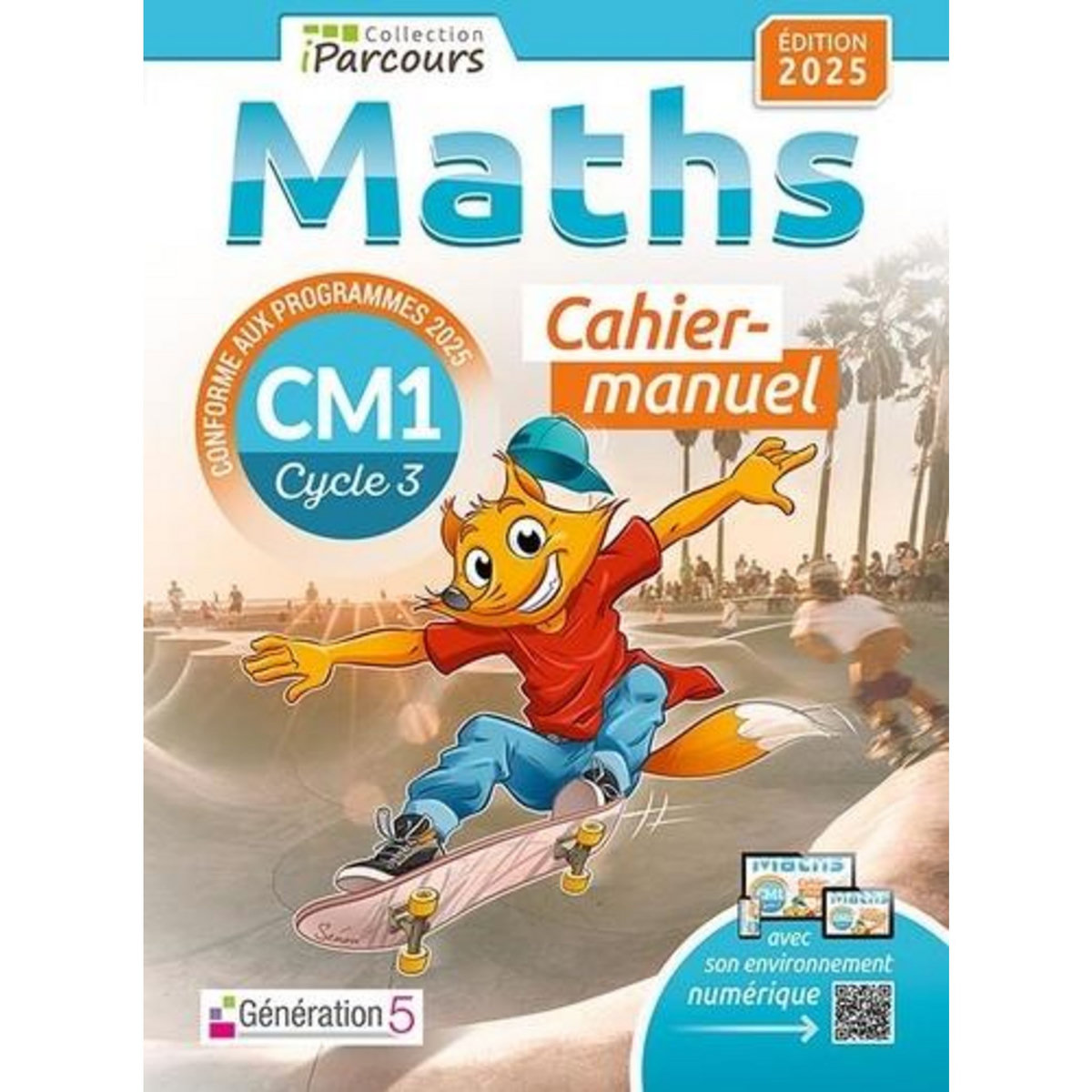 MATHS CM1. CAHIER-MANUEL, EDITION 2025, Hache Katia