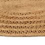 Voir la diapositive 2 : VIDAXL Tapis Jute tresse a la main 90 cm Rond