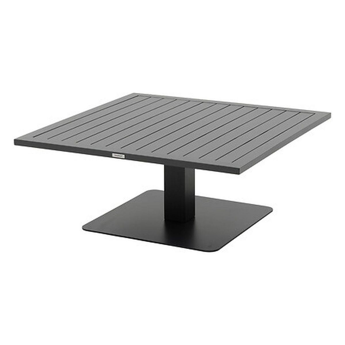 HESPERIDE Table de jardin relevable carrée en aluminium SALIMIA - Graphite