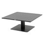 Voir la diapositive 4 : HESPERIDE Table de jardin relevable carrée en aluminium SALIMIA - Graphite