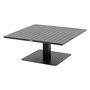 Voir la diapositive 4 : HESPERIDE Table de jardin relevable carrée en aluminium SALIMIA - Graphite