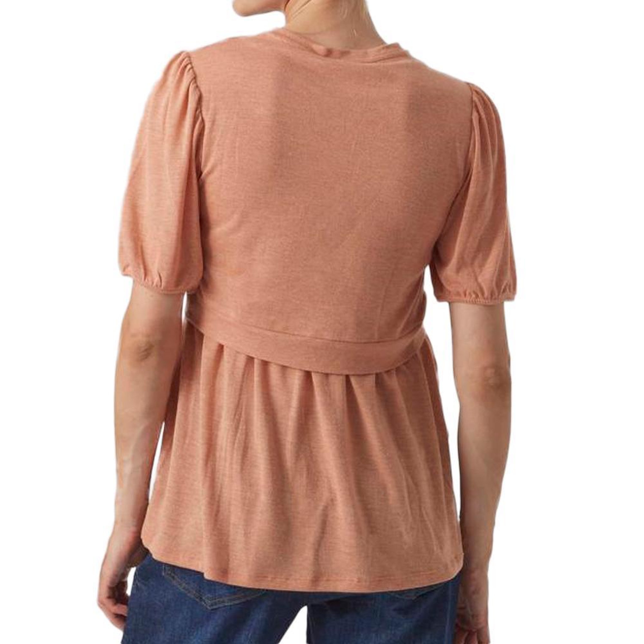 Voir la diapositive 2 : MAMALICIOUS Top de Grossesse Terracotta Femme Mamalicious Anabella