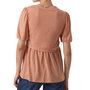 Voir la diapositive 2 : MAMALICIOUS Top de Grossesse Terracotta Femme Mamalicious Anabella