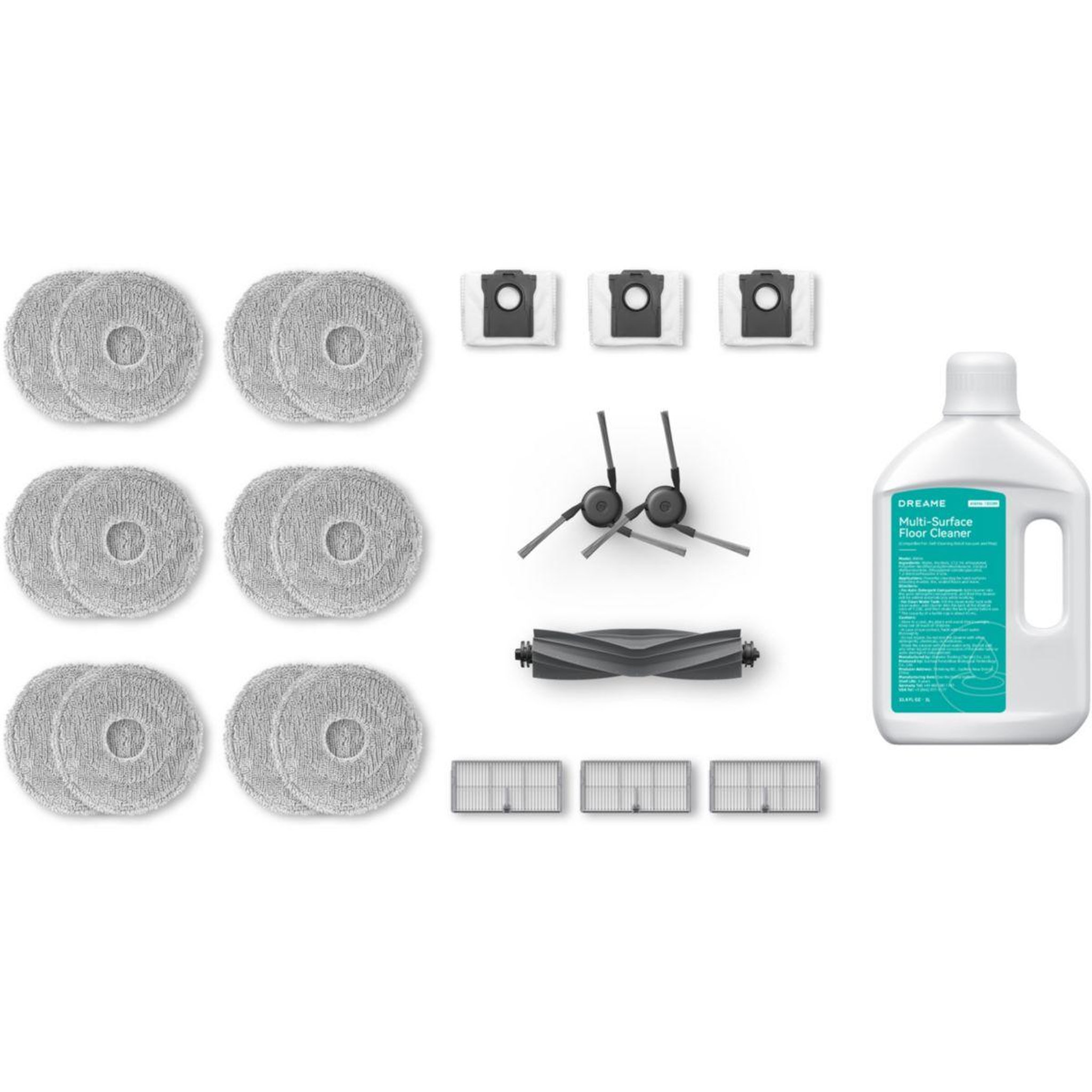 DREAME Kit accessoires nettoyage sols durs robot x40 ultra l40 ultra