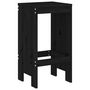 Voir la diapositive 4 : VIDAXL Ensemble de bar de jardin 5 pcs noir bois de pin massif