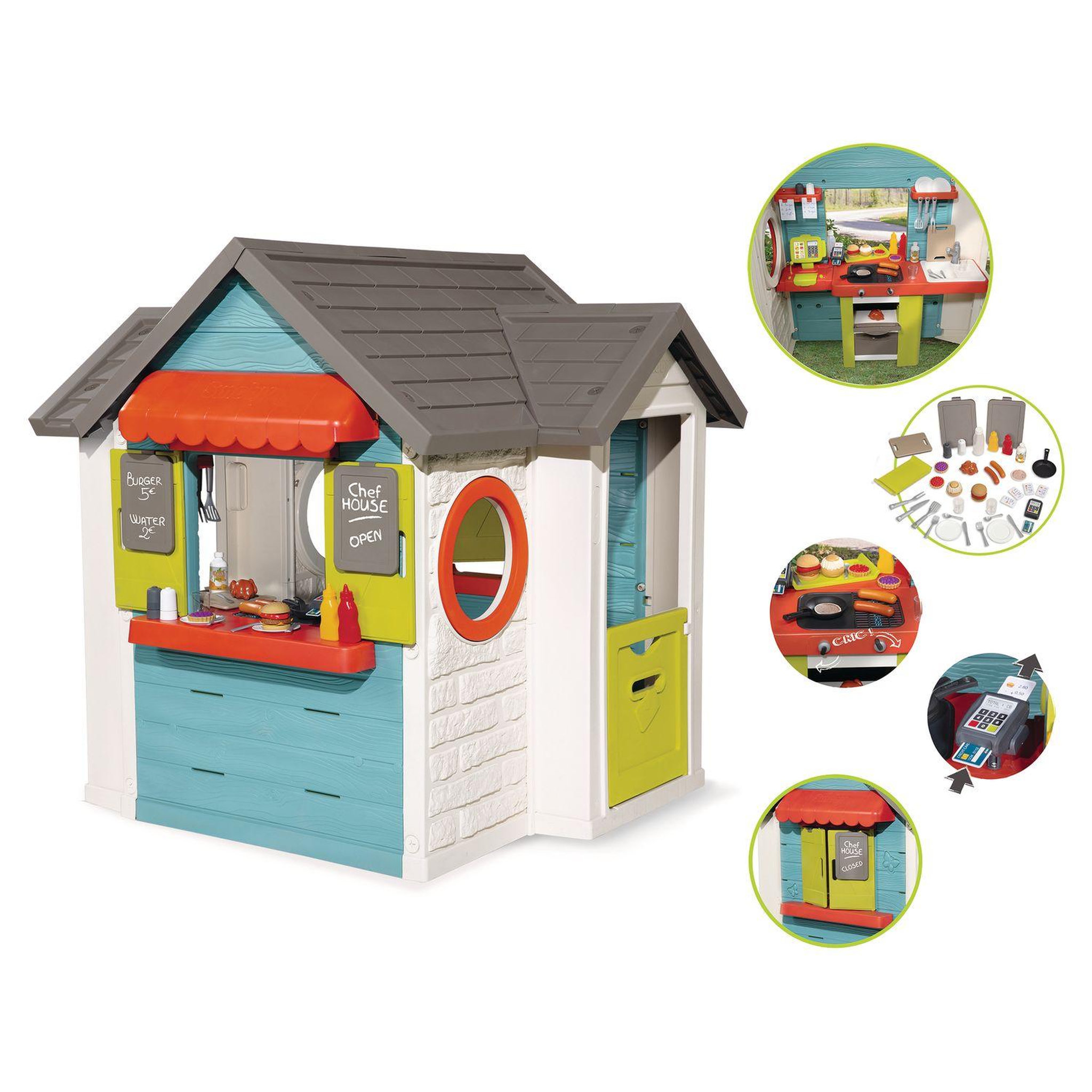 Voir la diapositive 2 : SMOBY Maison Chef House