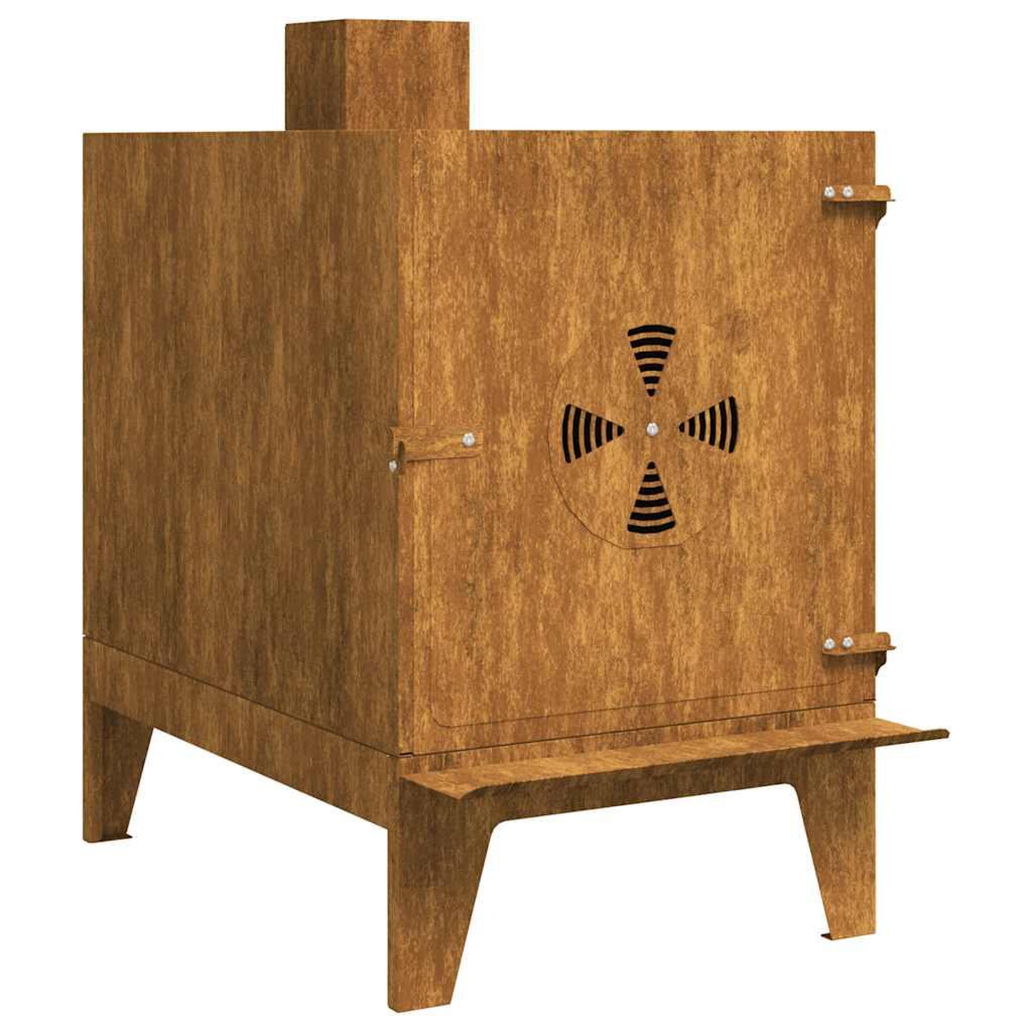 Voir la diapositive 2 : VIDAXL Rechaud de camping 35x50x60 cm acier corten