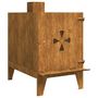 Voir la diapositive 2 : VIDAXL Rechaud de camping 35x50x60 cm acier corten