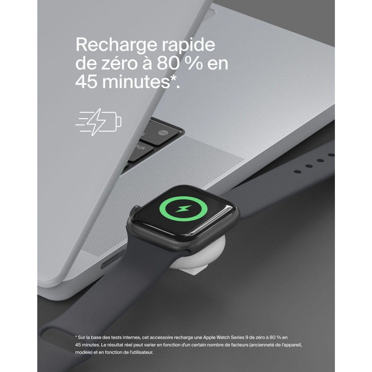 Belkin Chargeur Dongle de Charge Rapide pour Apple Watch
