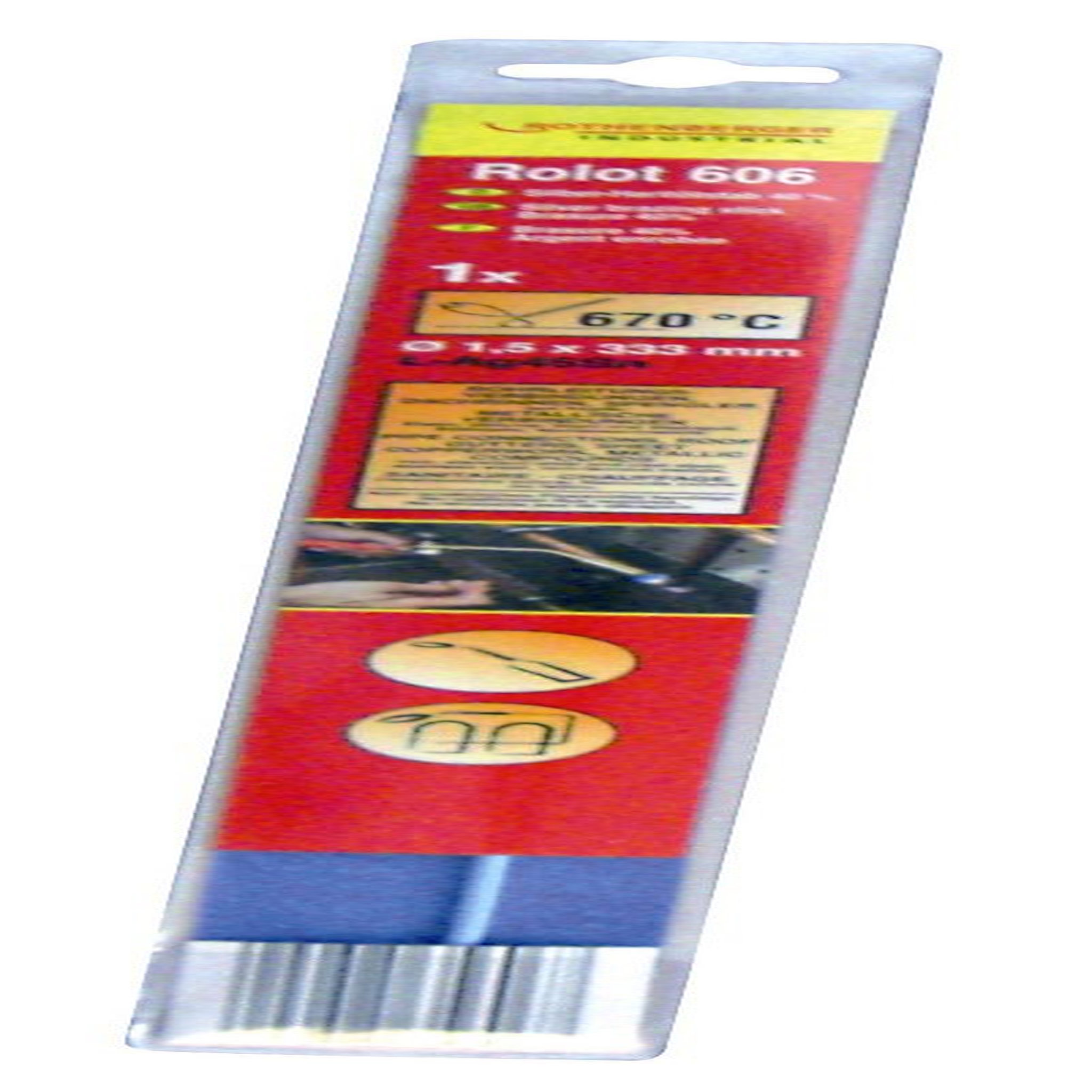 CENTRALE BRICO Brasure argent 40% enrobé 333 mm Rolot 606 ROTHENBERGER