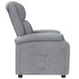 Voir la diapositive 4 : VIDAXL Fauteuil inclinable Gris clair Tissu