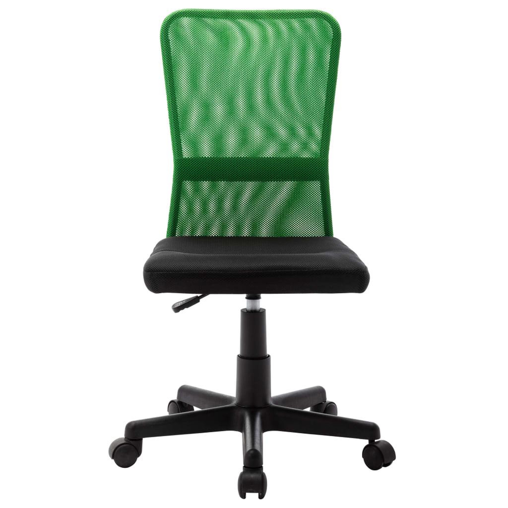 Voir la diapositive 2 : VIDAXL Chaise de bureau Noir et vert 44x52x100 cm Tissu en maille