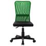 Voir la diapositive 2 : VIDAXL Chaise de bureau Noir et vert 44x52x100 cm Tissu en maille
