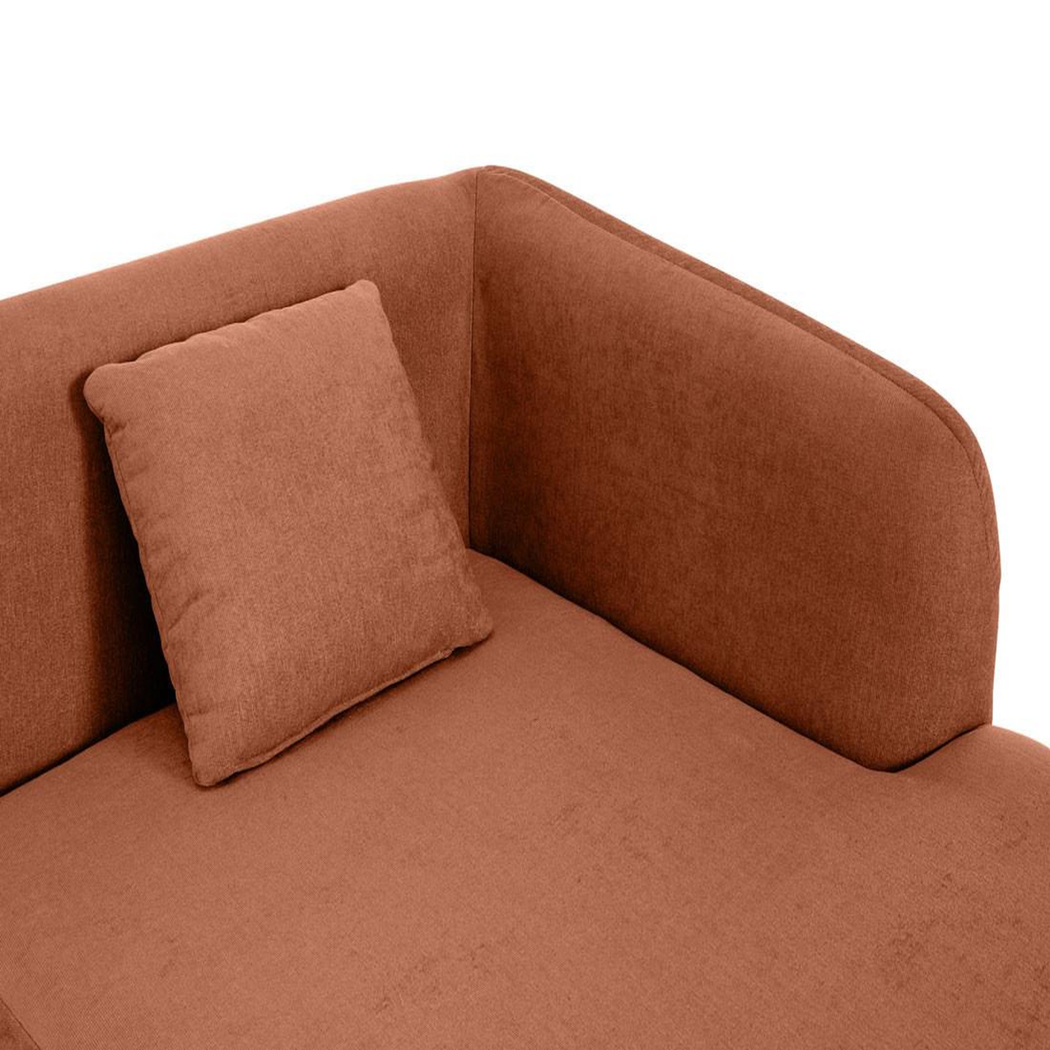 Voir la diapositive 6 : LISA DESIGN Ikare - module d'assise méridienne droit - en tissu