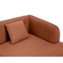 Voir la diapositive 6 : LISA DESIGN Ikare - module d'assise méridienne droit - en tissu