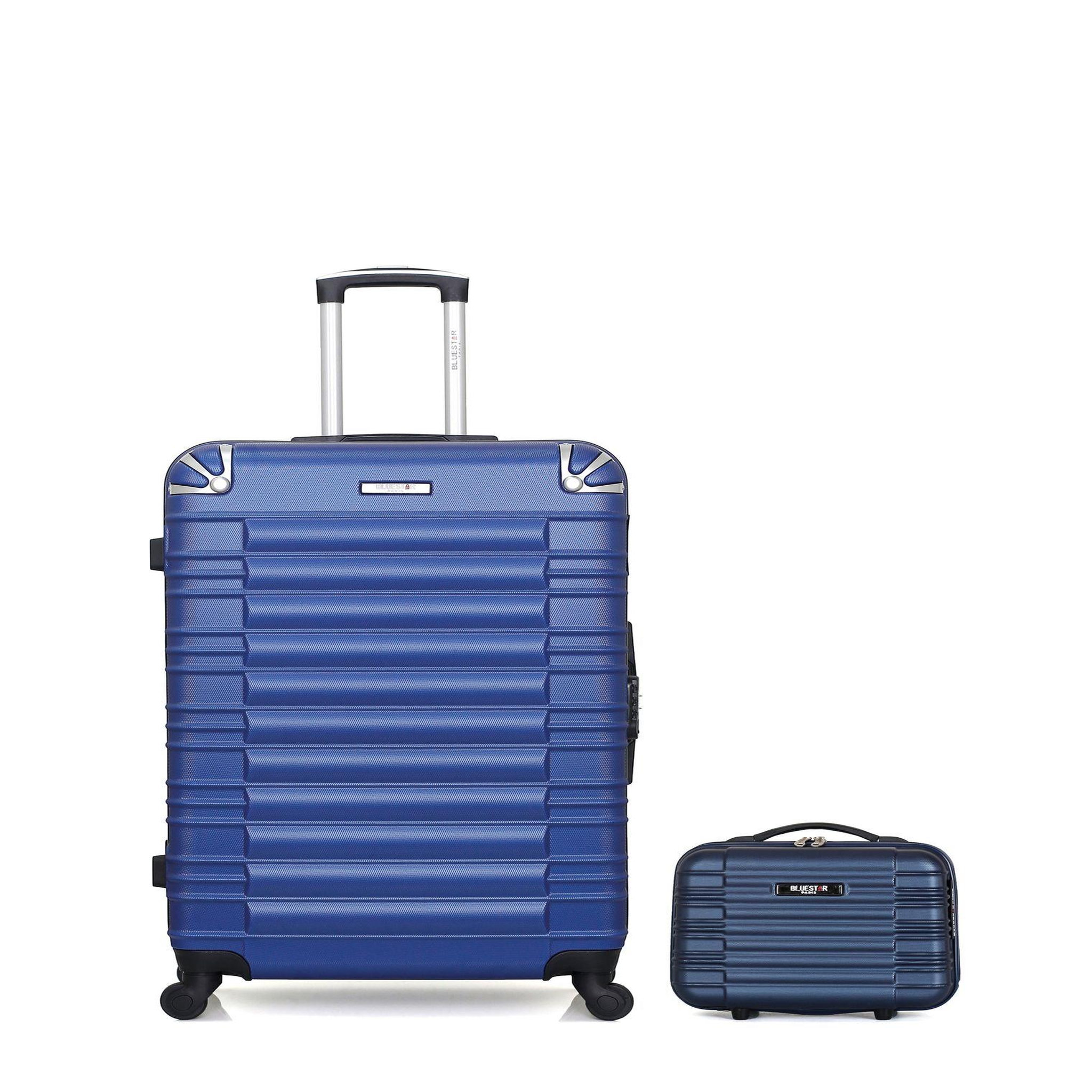 BLUESTAR BLUESTAR - LOT DE 2 - Valises grand format et vanity LIMA. Coloris disponibles : Gris