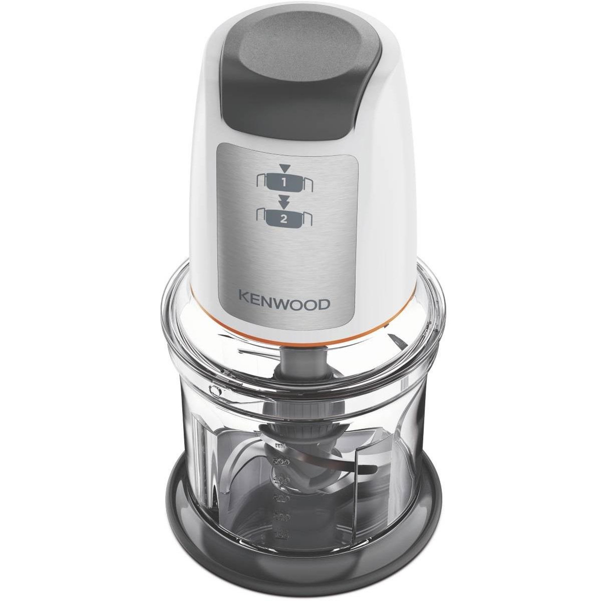 Voir la diapositive 2 : KENWOOD Mini-hachoir 0,5l 500w blanc - CHP61.100WH