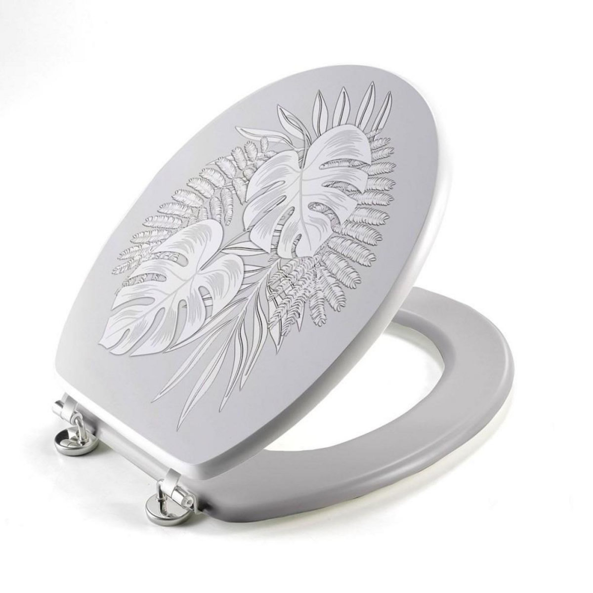 Douceur d'Intérieur Abattant WC MDF charnières métal Amber