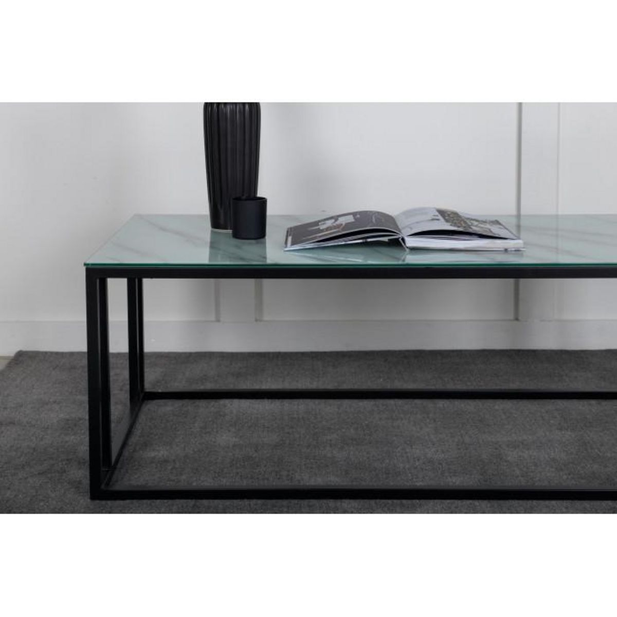 Paris Prix Table Basse Design  Rock  120cm Blanc