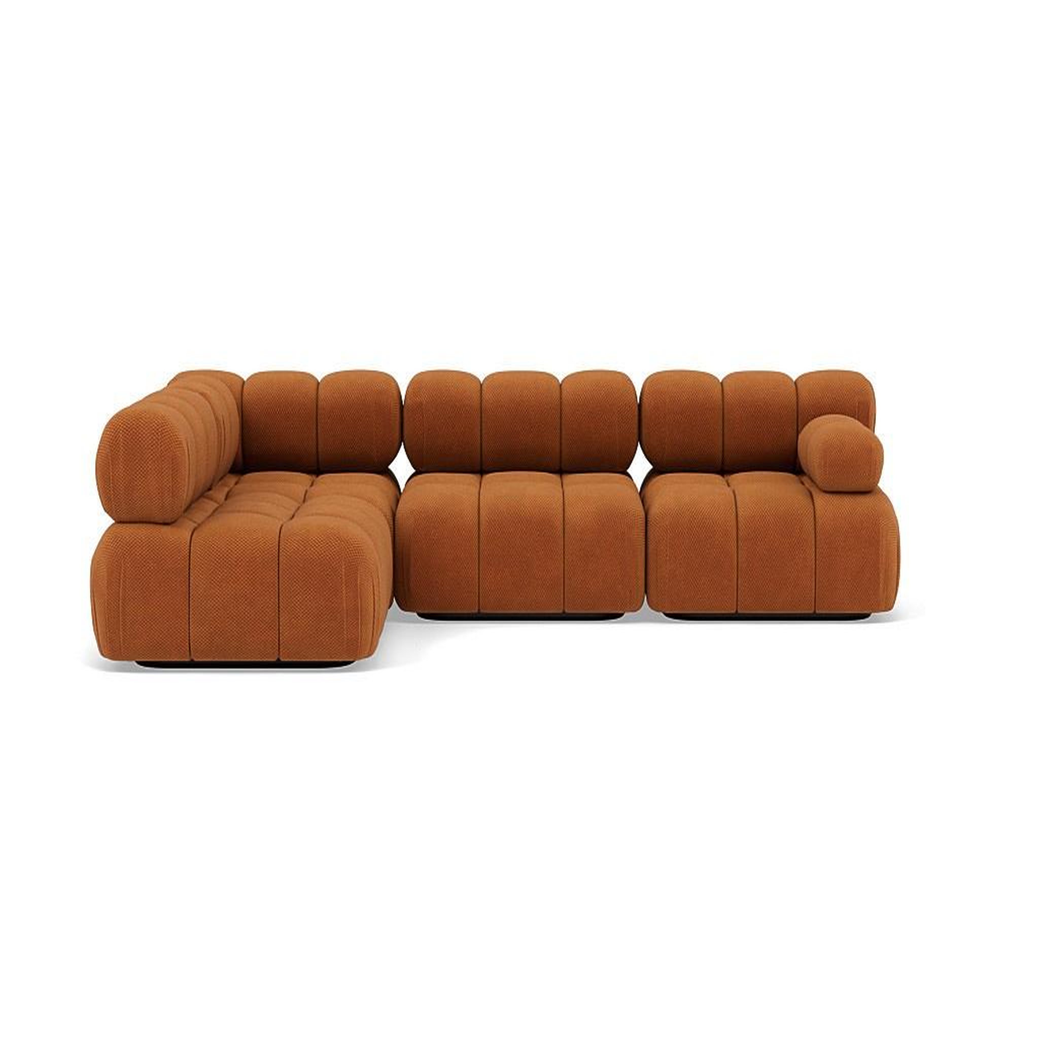 Voir la diapositive 1 : LISA DESIGN Ruby - canapé modulable d'angle gauche 5 places en velours texturé