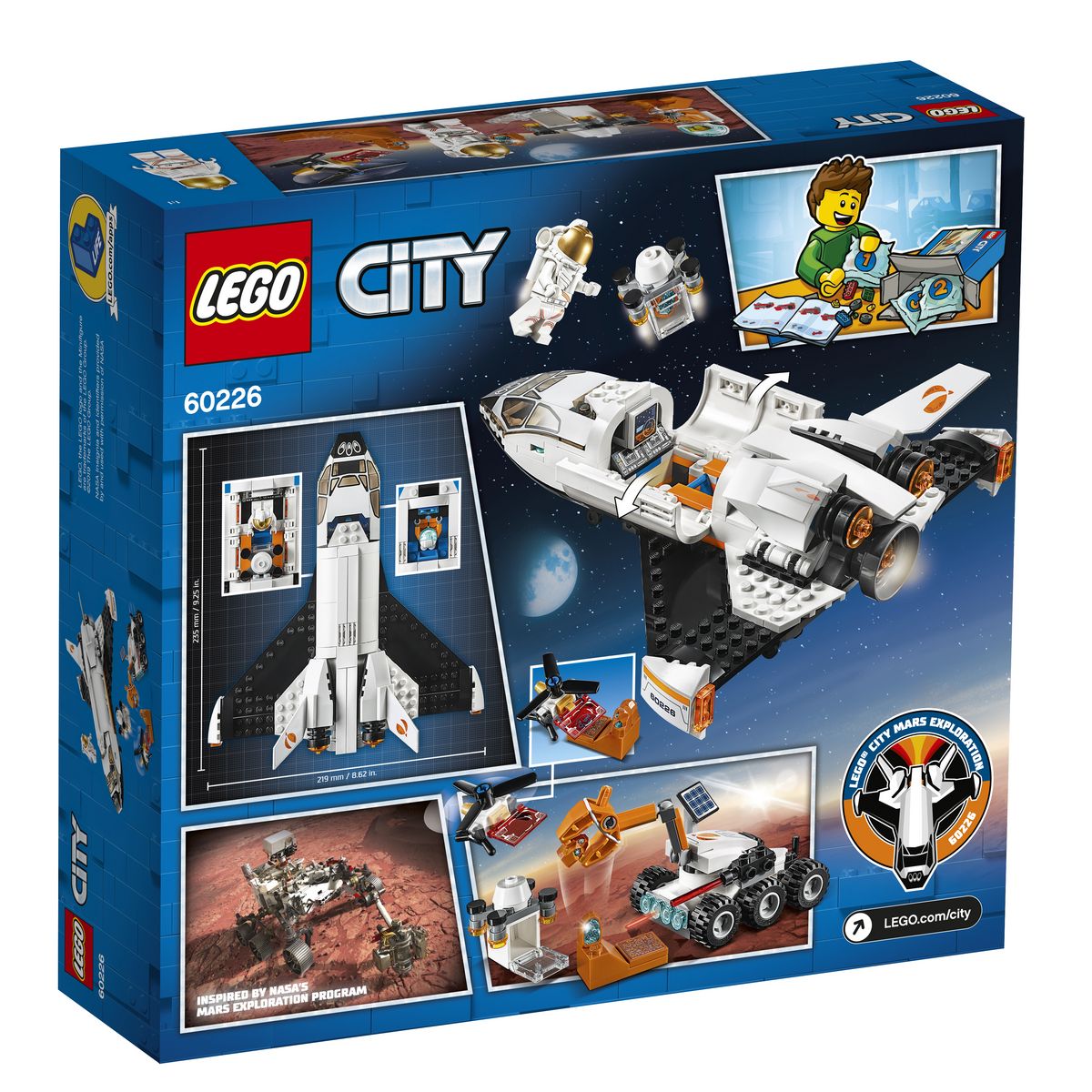 LEGO City 60226 La navette spatiale