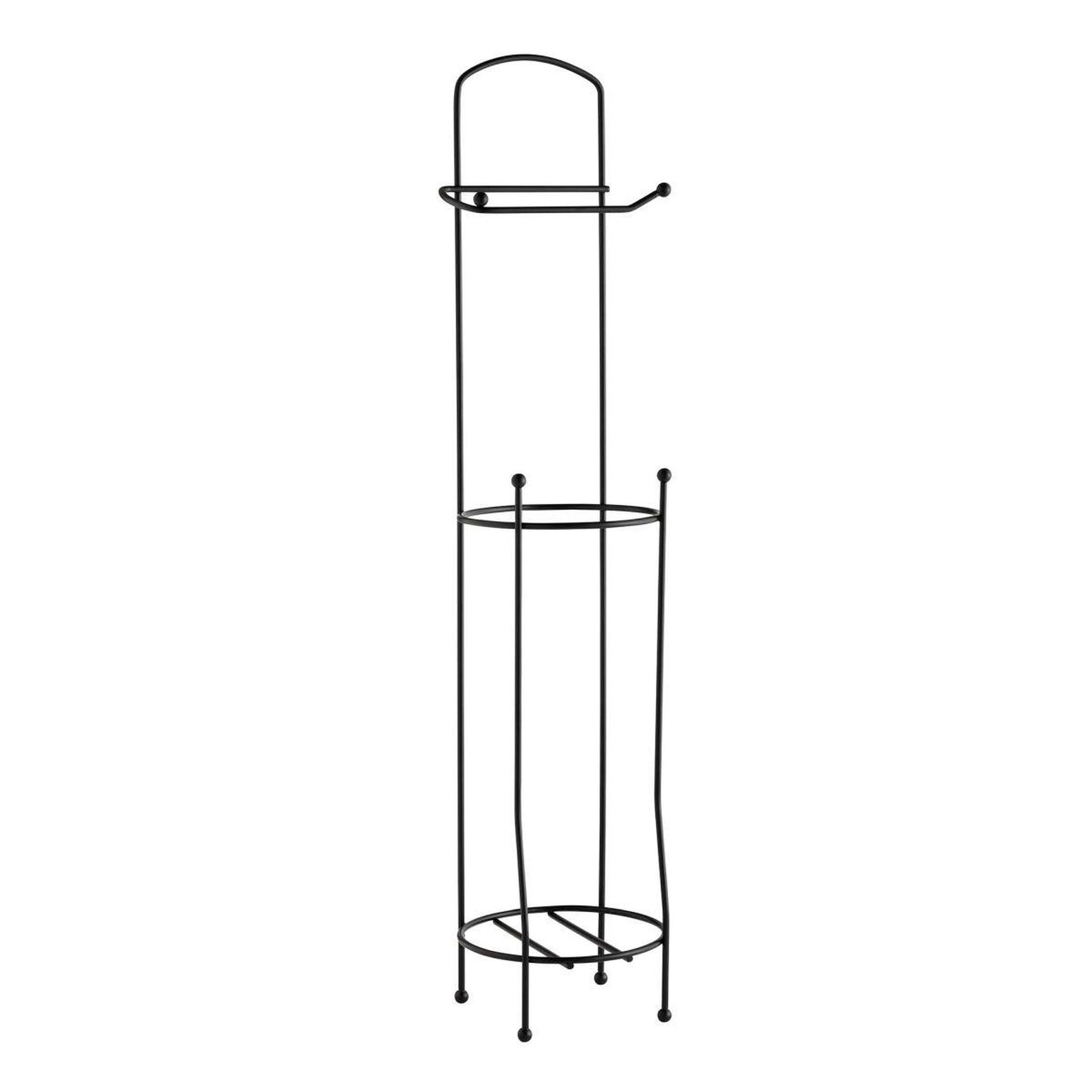 Douceur d'Intérieur Dérouleur papier wc avec réserve  filano  65cm noir
