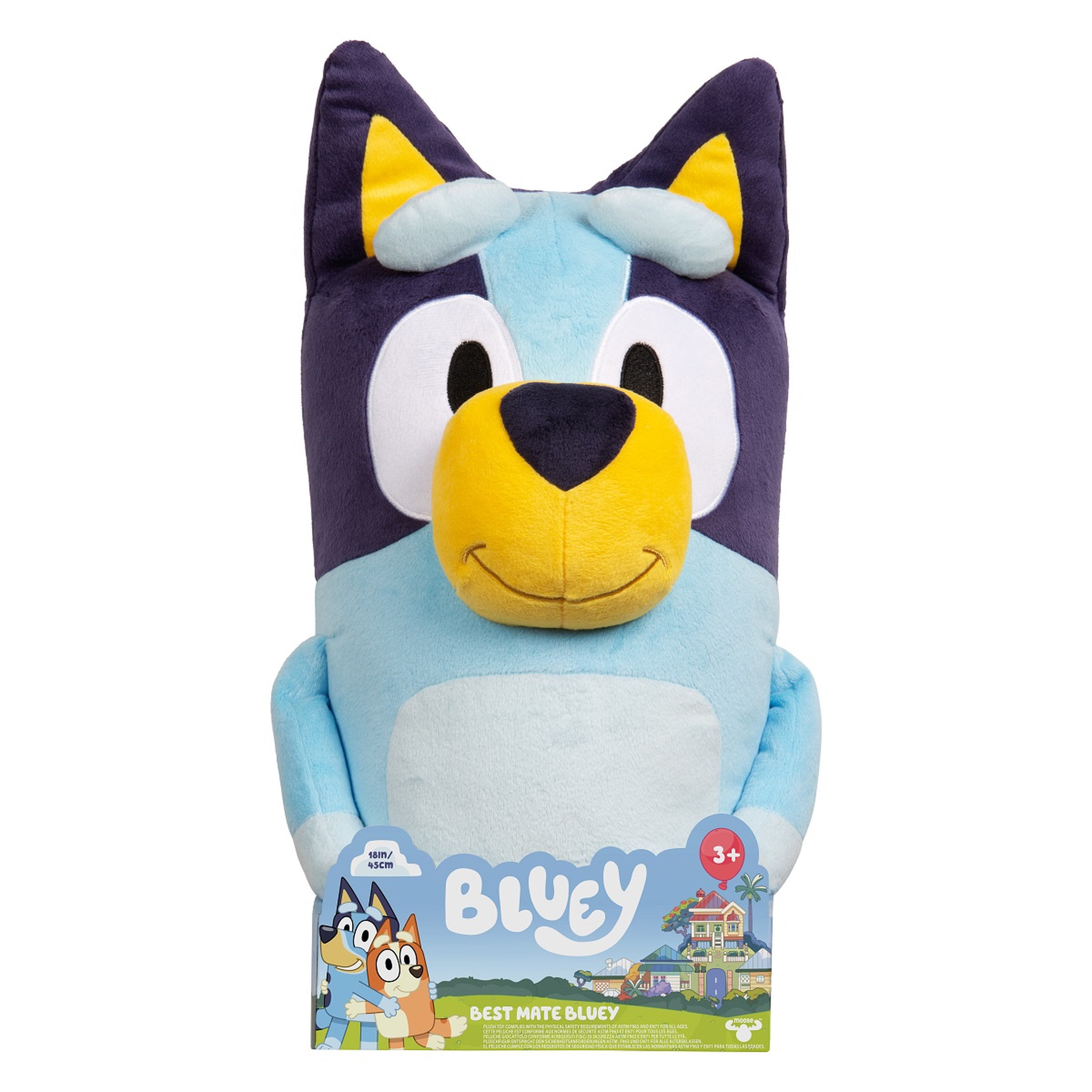 Voir la diapositive 4 : MOOSE TOYS Grande Peluche 45 cm - Bluey