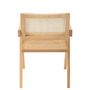 Voir la diapositive 4 : Paris Prix Chaise Cannage en Bois  Grid  80cm Naturel