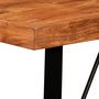 Voir la diapositive 4 : VIDAXL Ensemble de bar 5 pcs Bois d'acacia massif et cuir veritable
