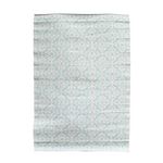 TOILINUX Tapis en polypropylène - Turquoise. Coloris disponibles : Bleu, Gris, Blanc