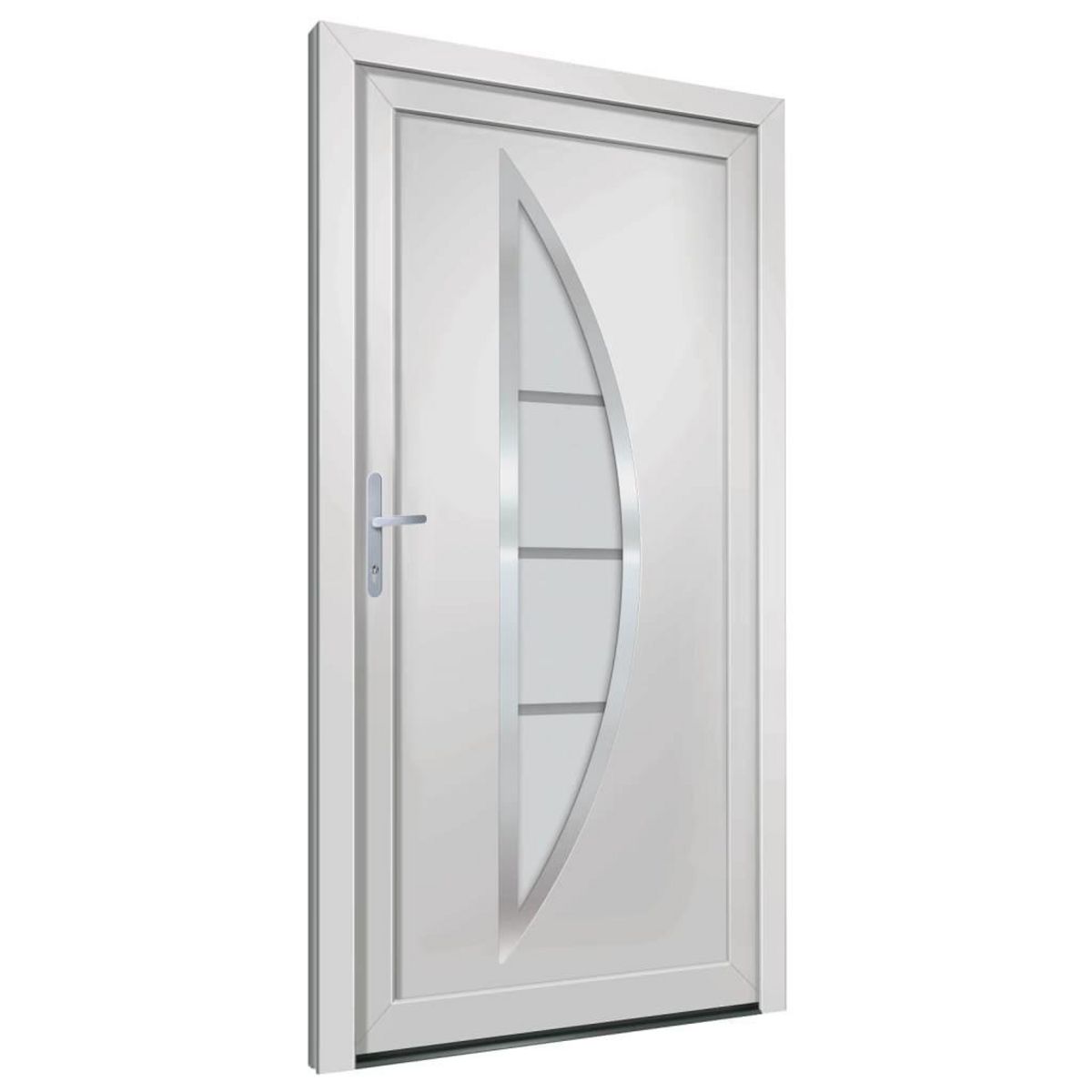 VIDAXL Porte d'entree Blanc 88x200 cm PVC